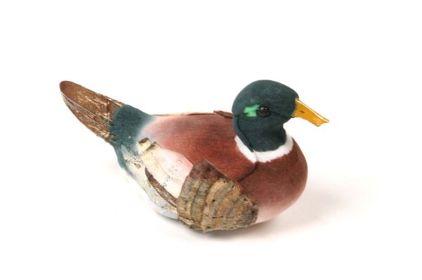 Duck Mallard Hunter Grn/Burgundy 2.5"