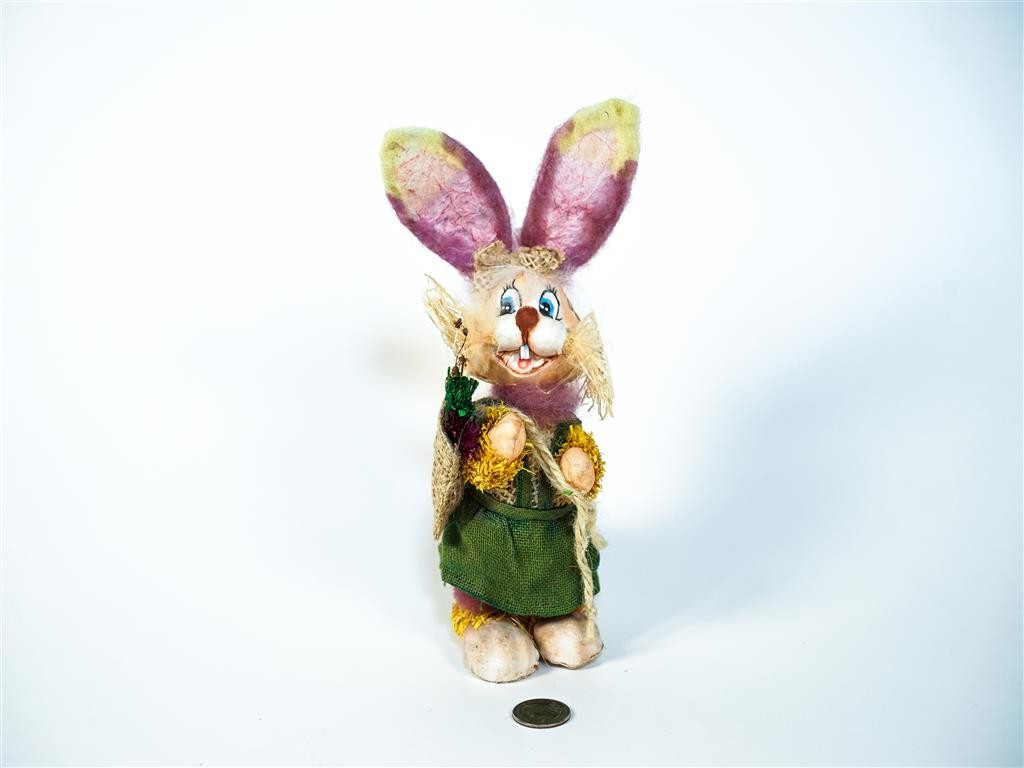 Rabbit in Green Dress