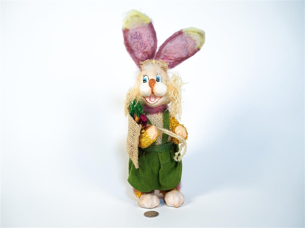 Rabbit In Green Dress