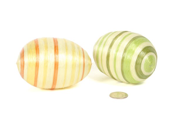Egg Painted Strip Asst*2 4"