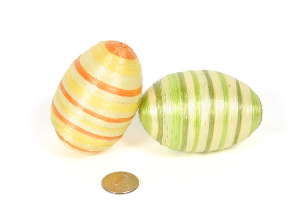 Egg Painted Strip Asst*2 3"