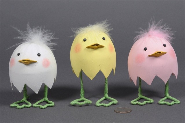 Duck Cartoon Head Eggshell 4.5"