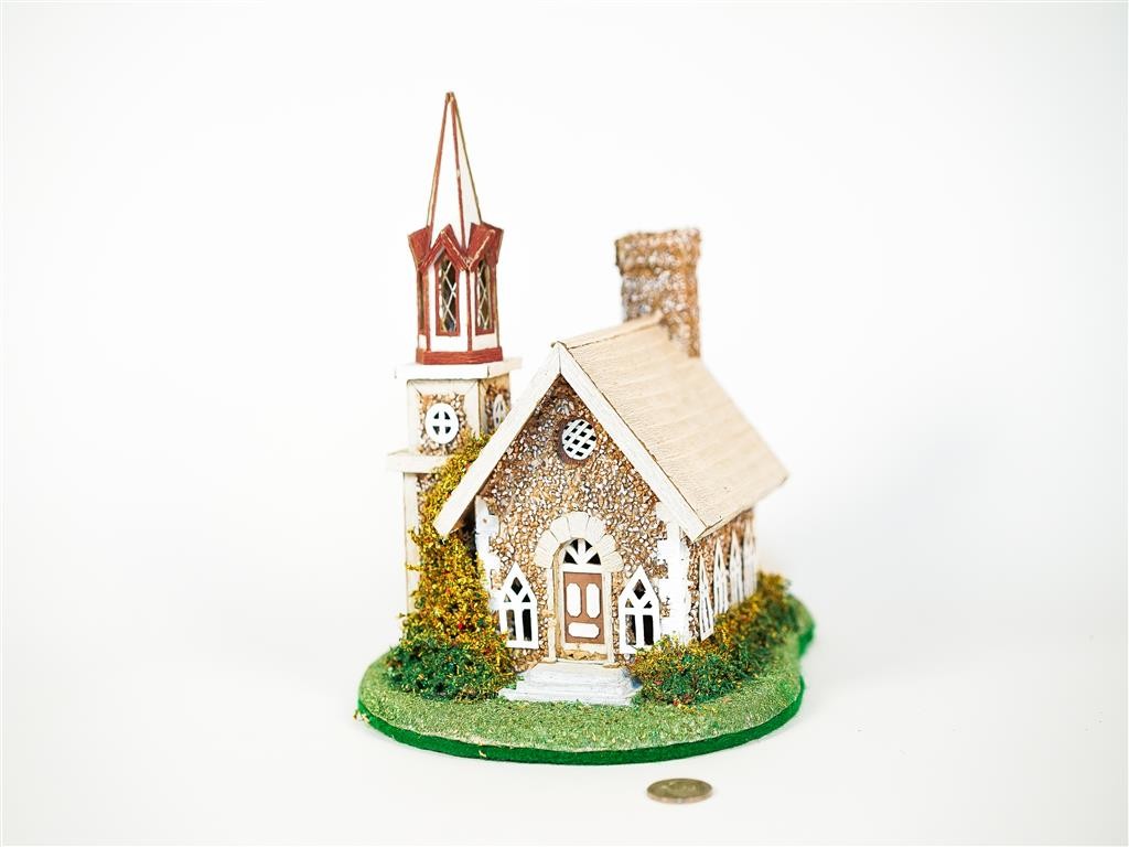 Church White Roof 9x7.5x9"