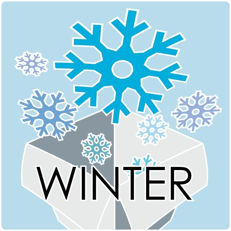 Lottery Box with Assorted Winter Items