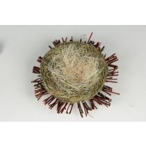 Nest Green Grass/Jute/Twig 3"