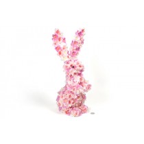 Rabbit Pink Flower Body 2/Set 20"