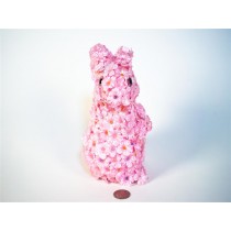 Rabbit Pink Flower Body Standing
