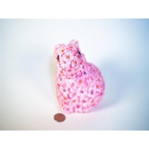 Rabbit Pink Flower Body Sitting
