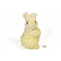 Rabbit Lte Yellow Flower Body Standing 7"