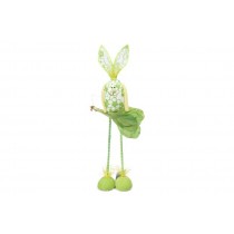 Rabbit Cartoon Tall w/Cabbage 15"