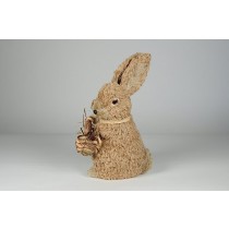 Rabbit Rope w/Basket Standing 11"