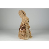 Rabbit Rope w/Basket Standing 12"