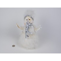 Snowman Fuzzy w/Silver 12"