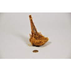 Nest Brown Twig w/Handle 5"