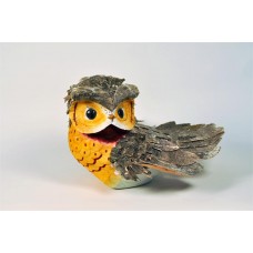 Owl Birch Bark 12" x 18"