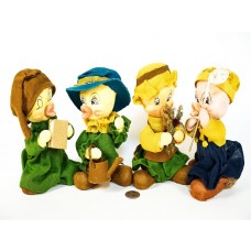 Duck Grn/Blu/Yel Clothes Asst*4