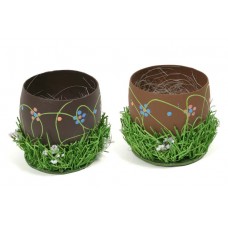 Egg Shell Chocolate Container Asst*2 4.5"