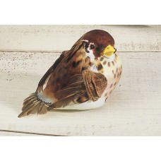 Bird Sparrow Brown 4"