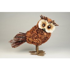 Owl Pinecone 6"