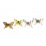 Butterfly Grn/Yel/Pnk/Brn 2.5"