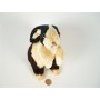 Rabbit White/Black Jute Standing
