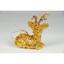 Deer Gold w/Sequin w/Hanger 4"