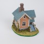 House w/Blu/Grey Roof 8"
