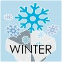 Lottery Box with Assorted Winter Items